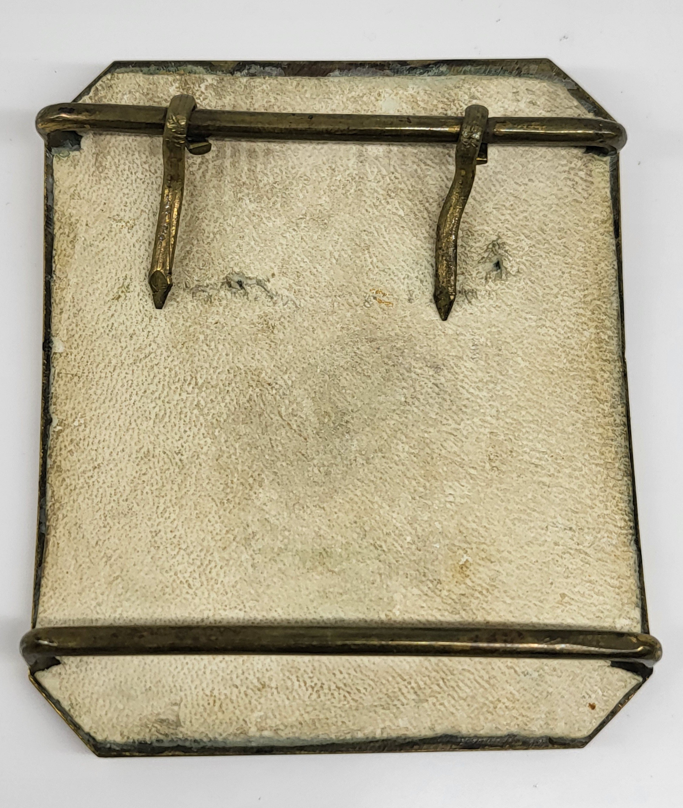 Fibbia in bronzo dorato per Carabinieri Pontifici, Pio IX, 1860 circa