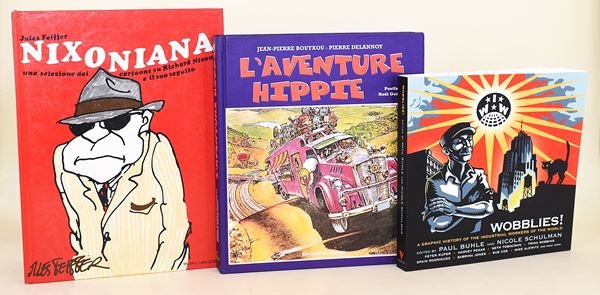 2 fumetti e un volume illustrato: Nixon - Hippie - Wobblies