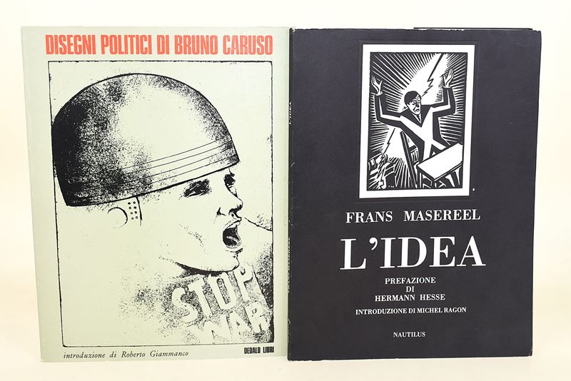Massarell, L'Idea. Prefazione di Hermann Hesse e Caruso, Disegni politici