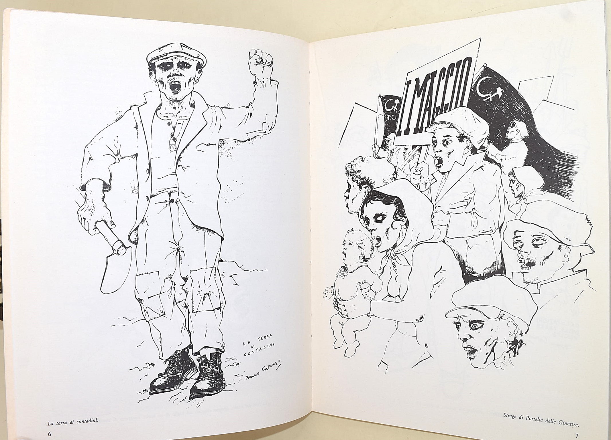 Massarell, L'Idea. Prefazione di Hermann Hesse e Caruso, Disegni politici