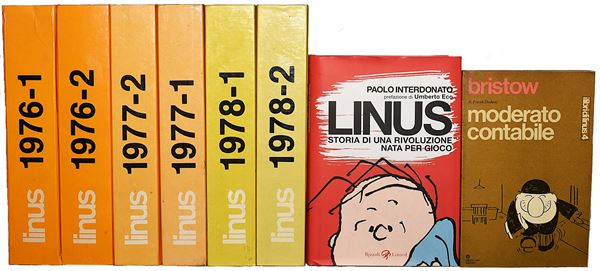 Linus 1976-1978 (6 volumi) + 2 volumi su Linus: Dickens - Interdonato ed Eco