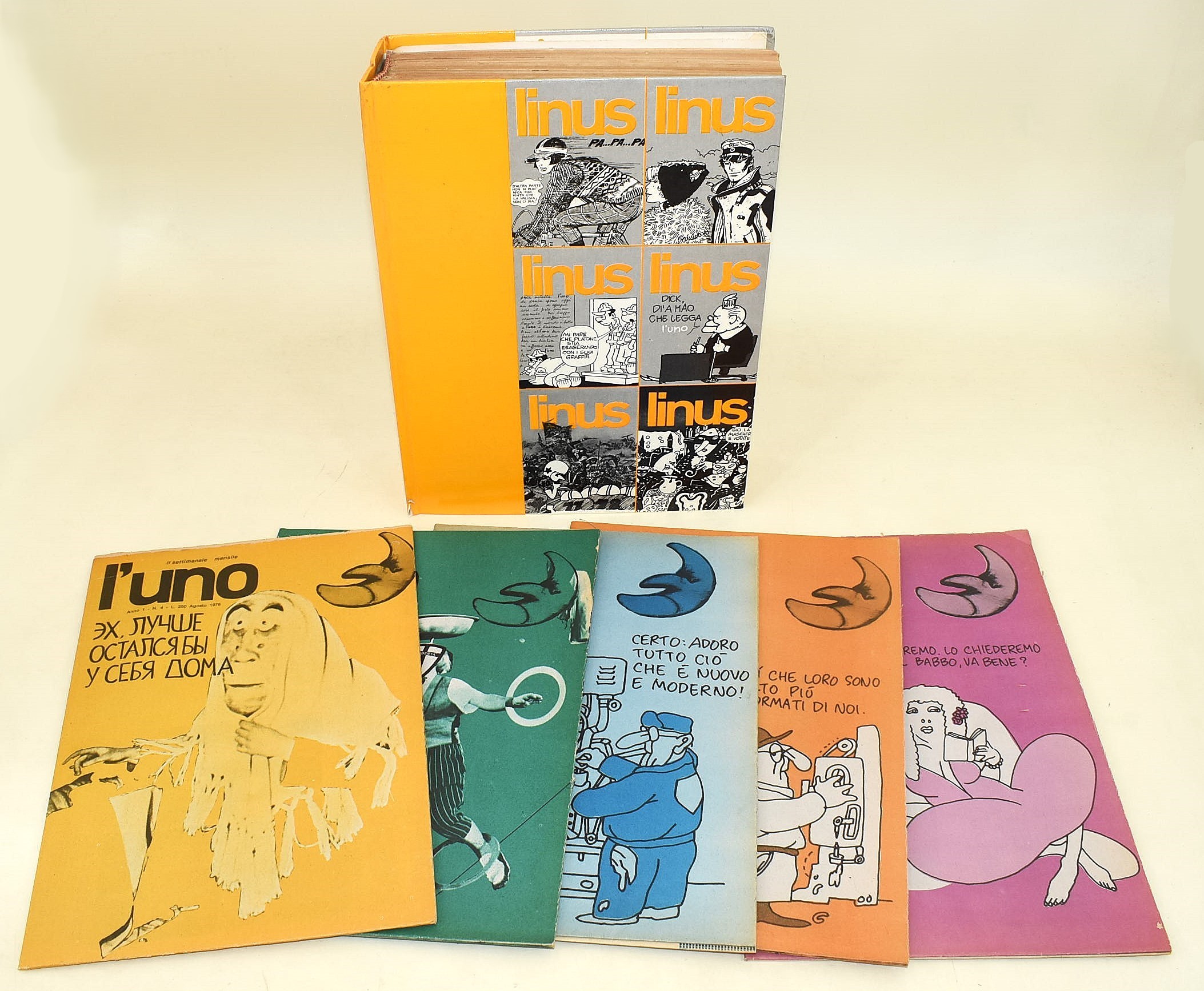 Linus, 1976-1978 (6 volumi) + 2 volumi su Linus: Dickens e Interdonato con prefazione di Eco