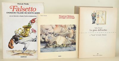 Pericoli Tullio, Collezione di opere: Disegni per Robinson, Le gioie dell'occhio, Falsetto