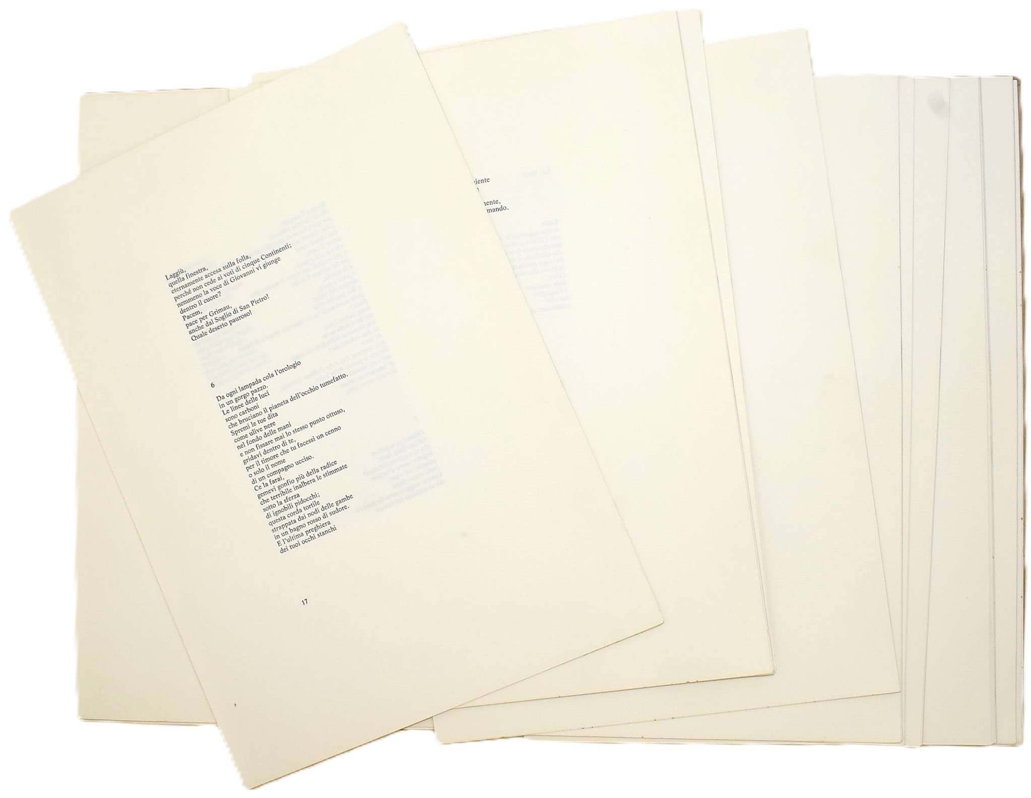 Sermenghi, Cesare: Ragion d'Essere, volume in 4° (1972), tiratura limitata di 70 esemplari