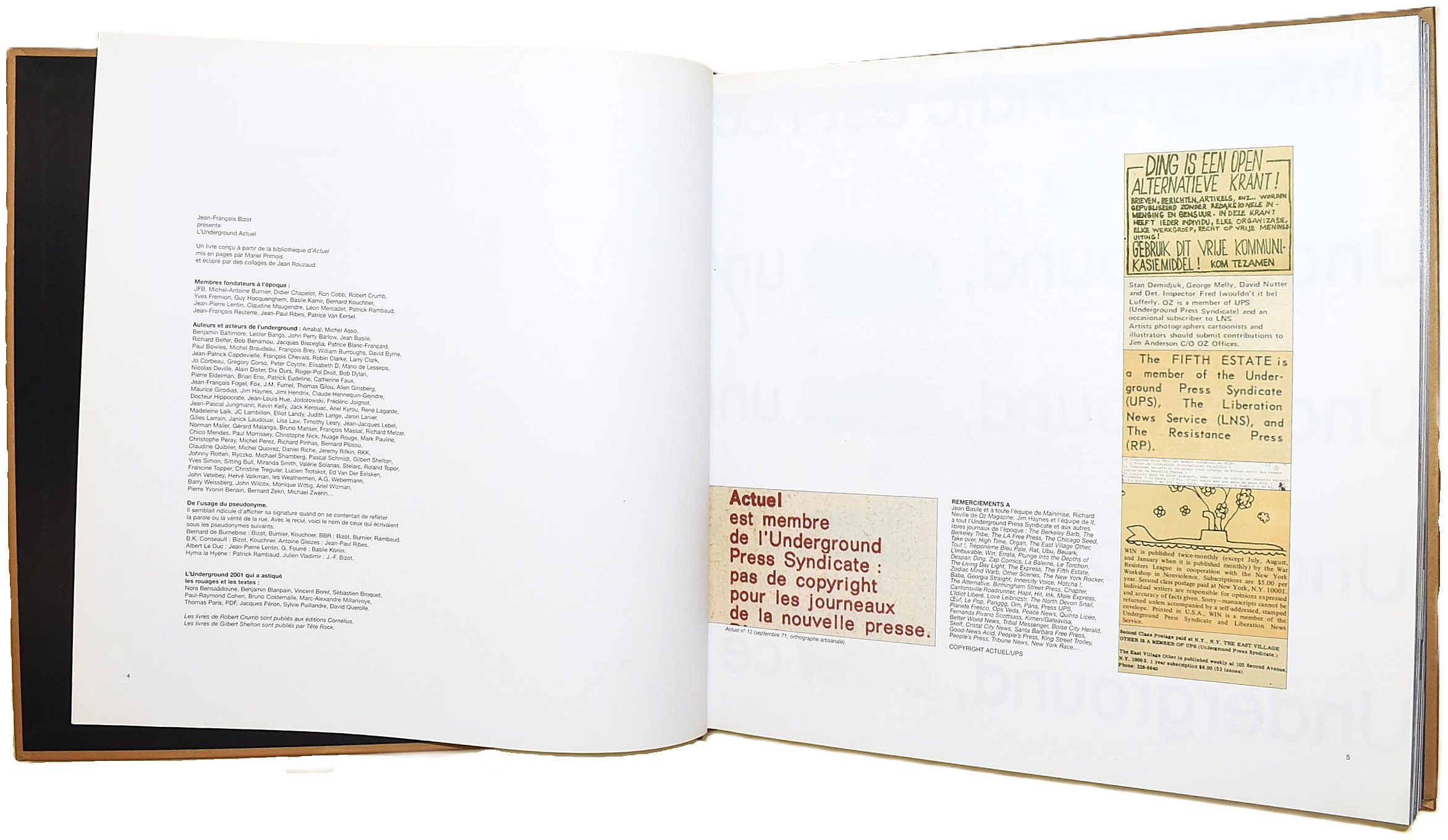 Jean François Bizot, Underground L'Histoire, 2001