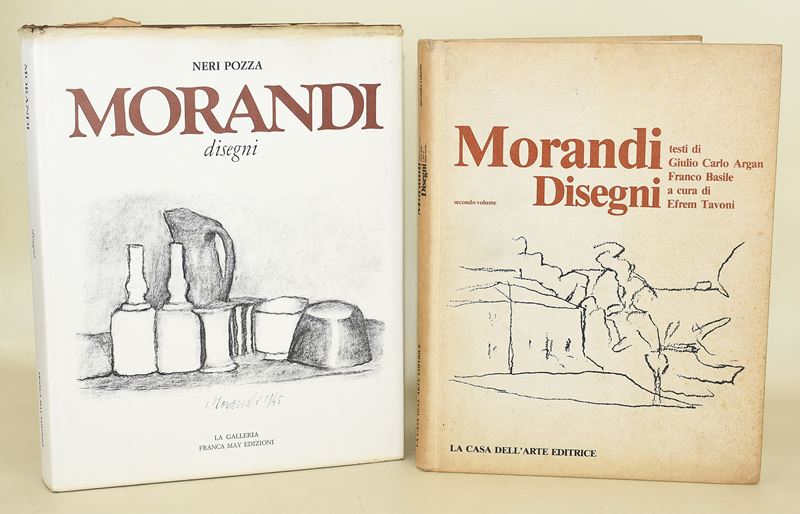 Morandi, Disegni e Testi di Giulio Carlo Argan e Franco Basile, Volumi I e II