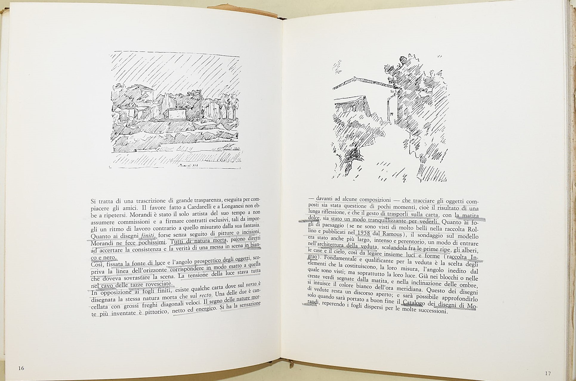 Morandi, Disegni e Testi di Giulio Carlo Argan e Franco Basile, Volumi I e II
