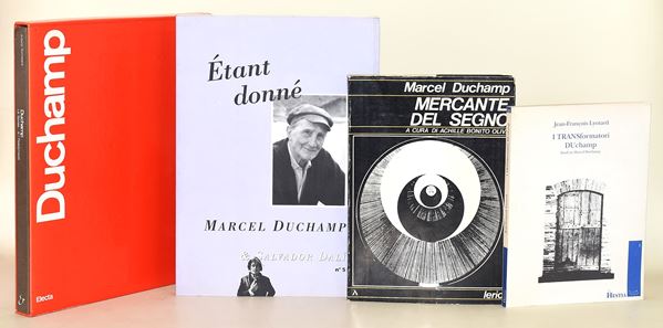 4 volumi di Duchamp e Dalì