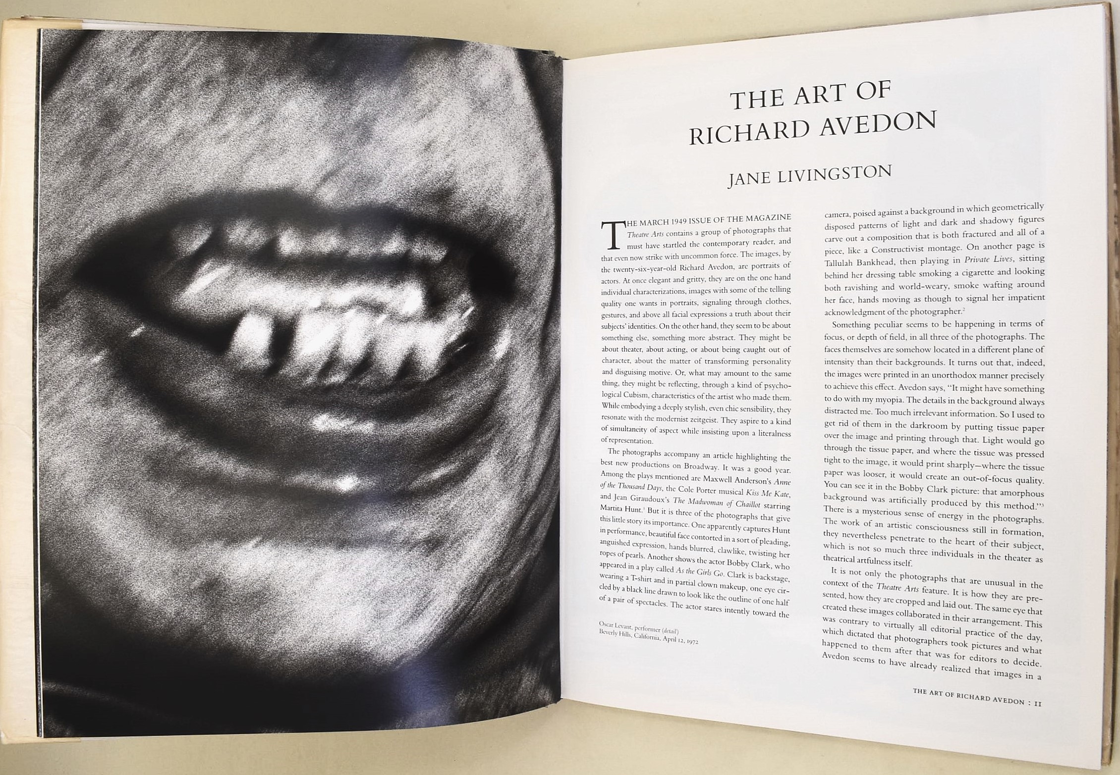Richard Avedon, Evidence 1944-1994, Prima Edizione