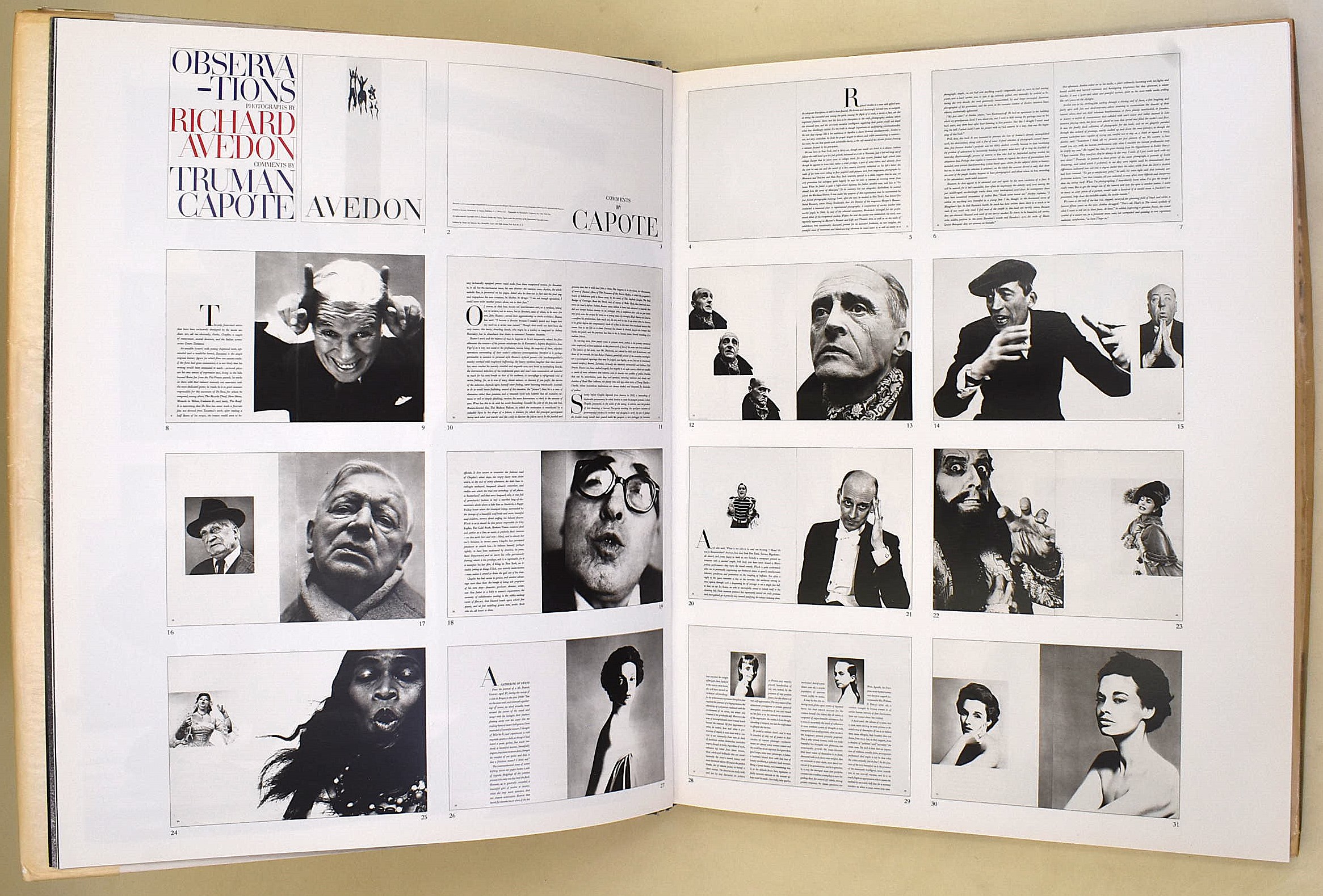 Richard Avedon, Evidence 1944-1994, Prima Edizione