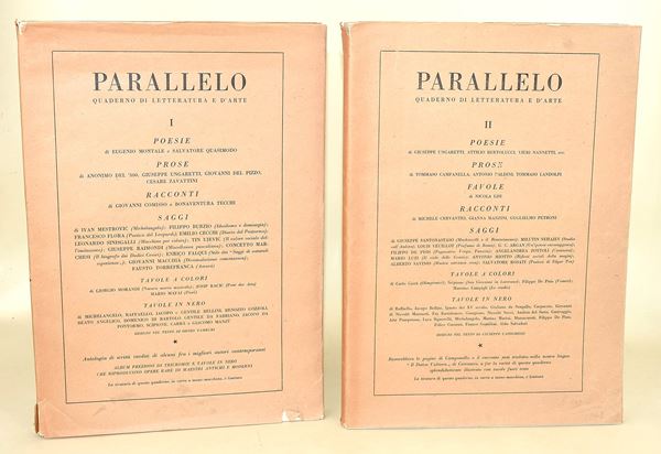 Parallelo. Rivista trimestrale di letteratura, arte e cultura. Anno I. Primavera 1943 - Estate 1943 [tutto il pubblicato]