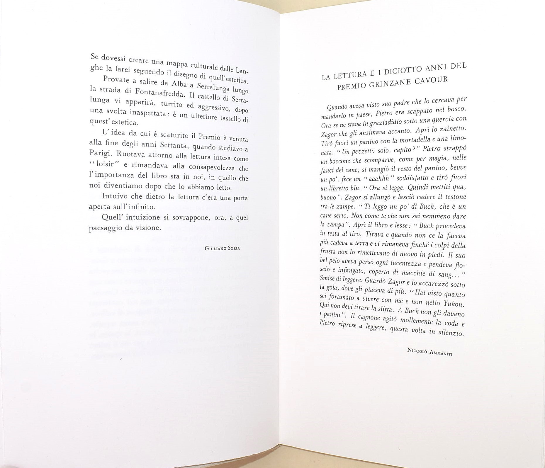 Premio Grinzane Cavour, Un passaggio un'idea: I diciotto anni del Premio Grinzane Cavour, 1999, b...