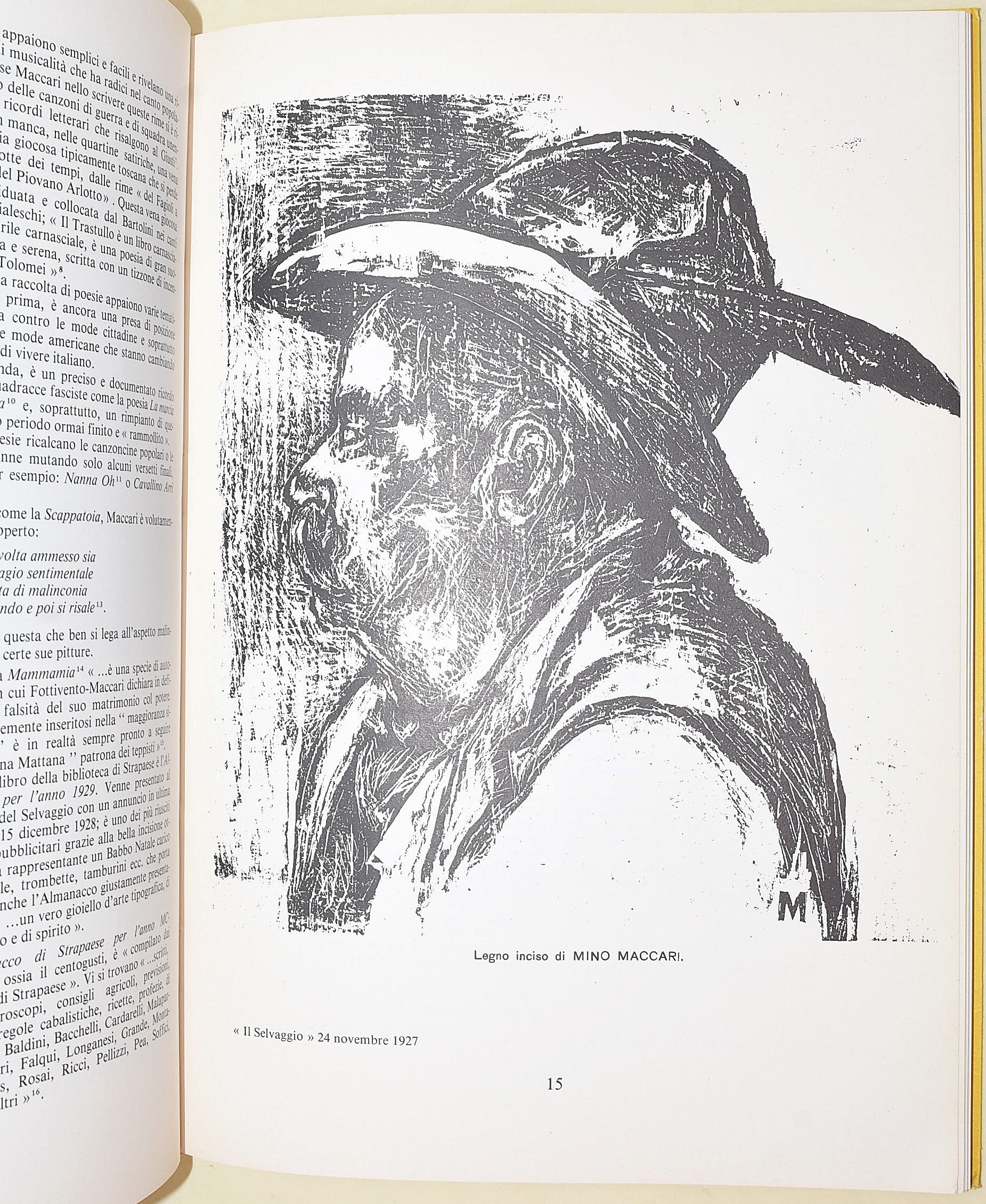 Mino Maccari, Catalogo della retrospettiva presso il Palazzo Pubblico, 1977
