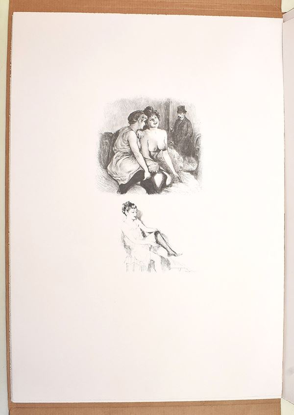 (Erotica) Piacevolmente 10 litografie n. 210/500 Lobel-Riche - Bécat