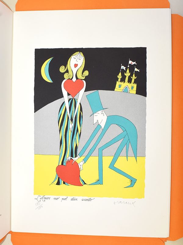 Vicentini, Giovanni: I Proverbi Xe la Sapienza dell'Omo: 6 litografie firmate e numerate da Marantonio (1996)