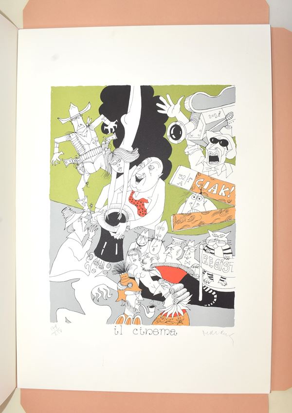 Riti collettivi. Divagazioni di Giovanni Vincentini e 6 litografie firmate e numerate da Marcantonio (1995)