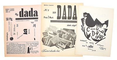 Ristampe anastatiche di Der Dada n. 1-2 e Prospekt del 'Club Dada', curatore Gabriele Mazzotta Ed...
