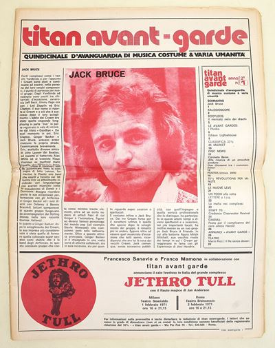 Titan Avant-Garde, Anno II / 1 (1971), poster doppio Circus 2000