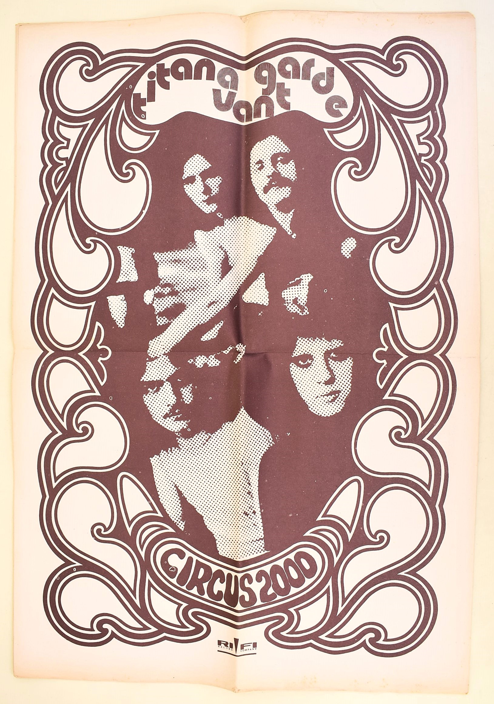 Titan Avant-Garde, Anno II / 1 (1971), poster doppio Circus 2000