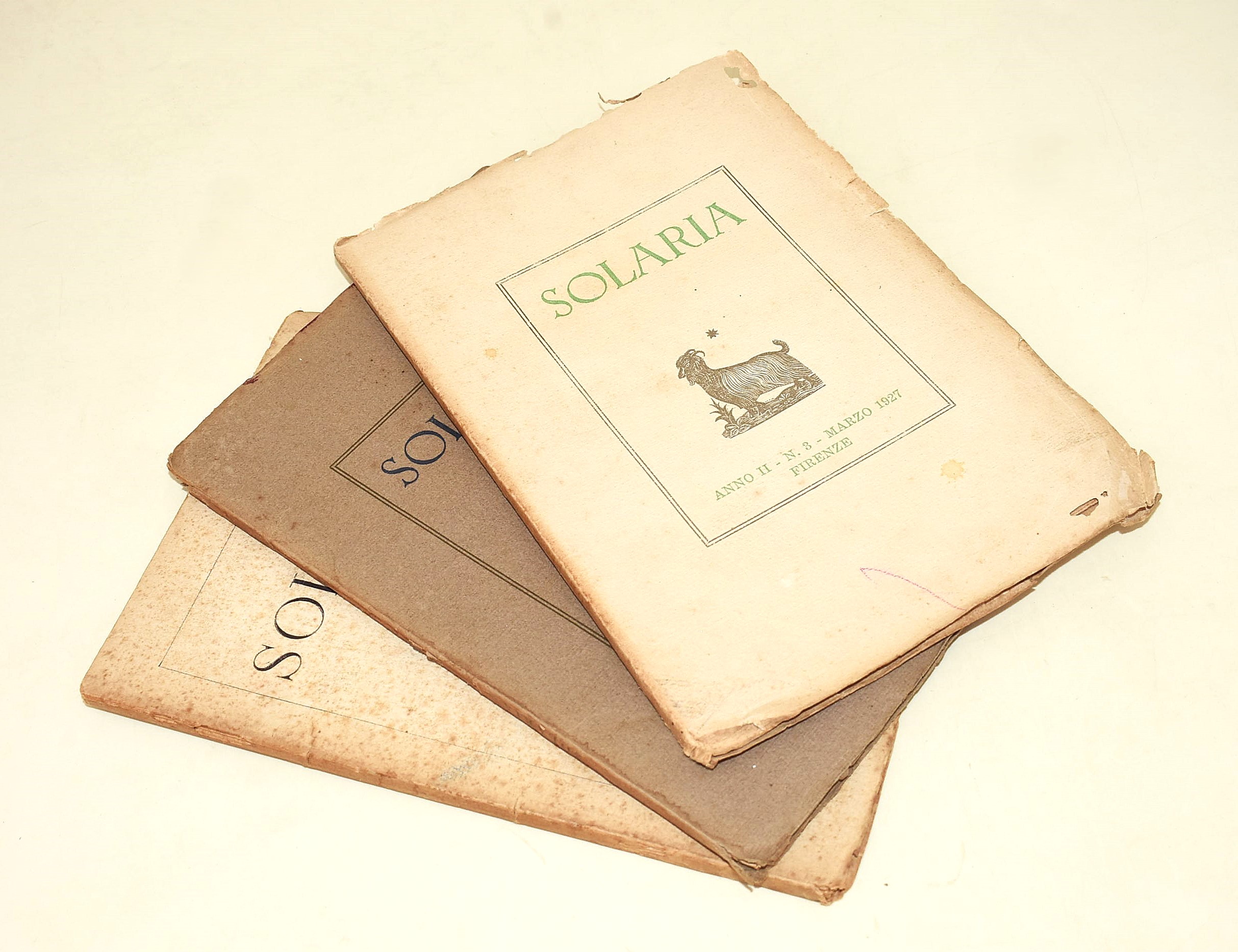 Solaria, Rivista di Letteratura Moderna e Internazionale, Anno I, N. 1 (Gennaio 1926) - Anno II, ...