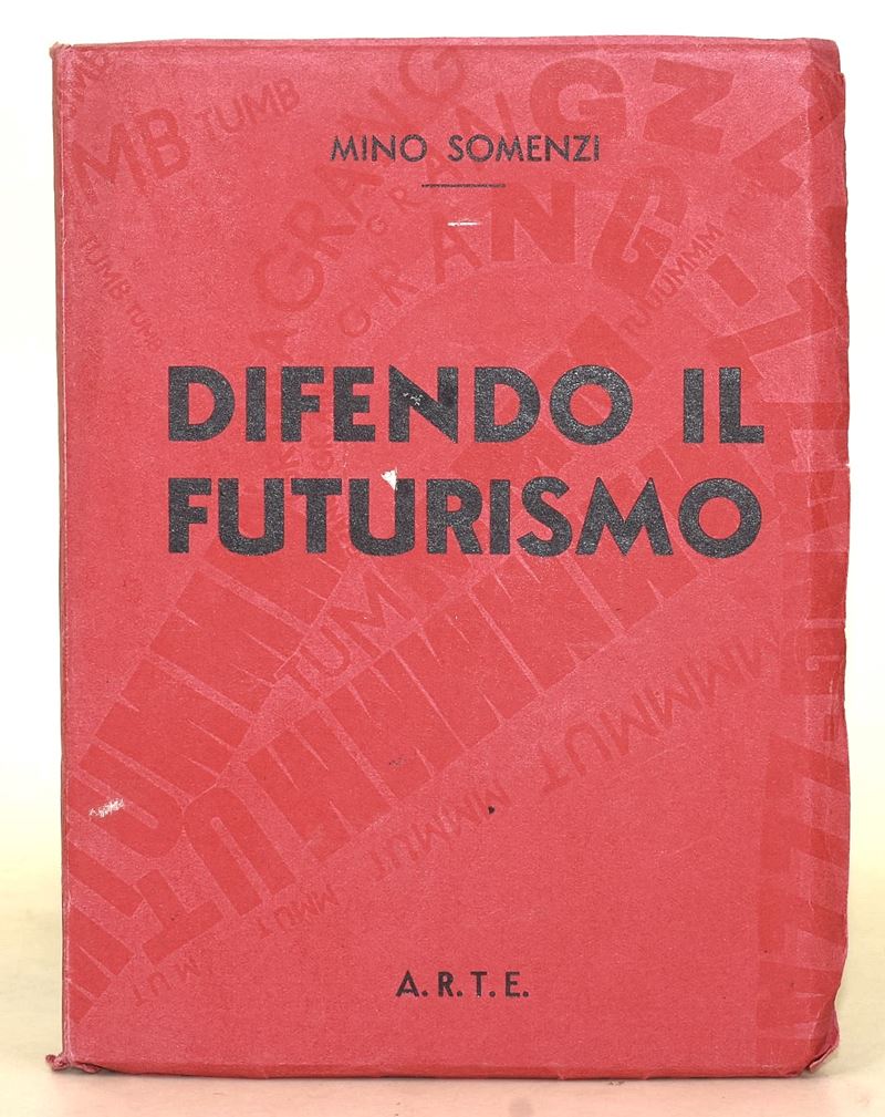 Somenzi, Mino: Difendo il futurismo, A.R.T.E., brossura, 1937
