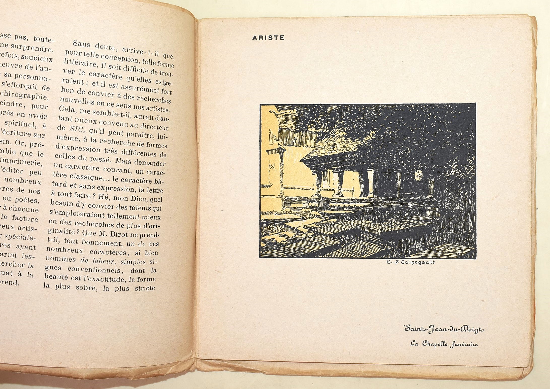 Ariste, Revue d'art littéraire, La Chronique Ariste, Tome II, numeri 1-8 (1919)