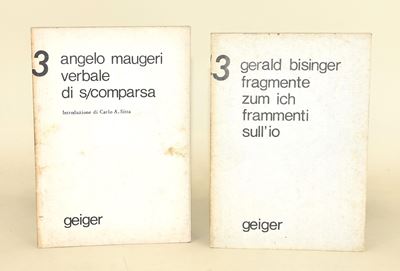 Maugeri, Verbale di s/commessa; Bisinger, Zum ich: frammenti sull'io