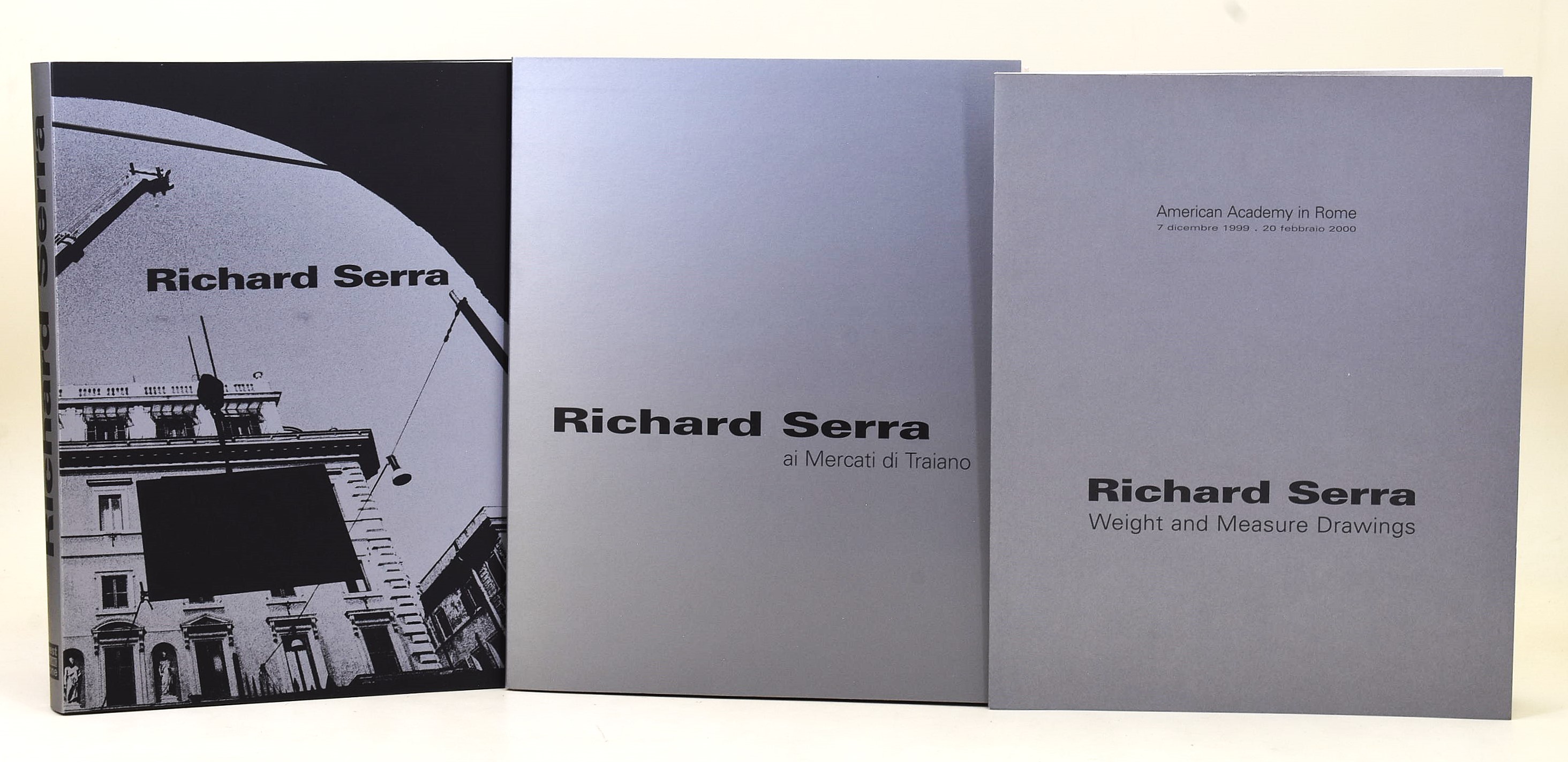 Richard Serra, Catalogo e depliant con 11 tavole illustrative (1999)