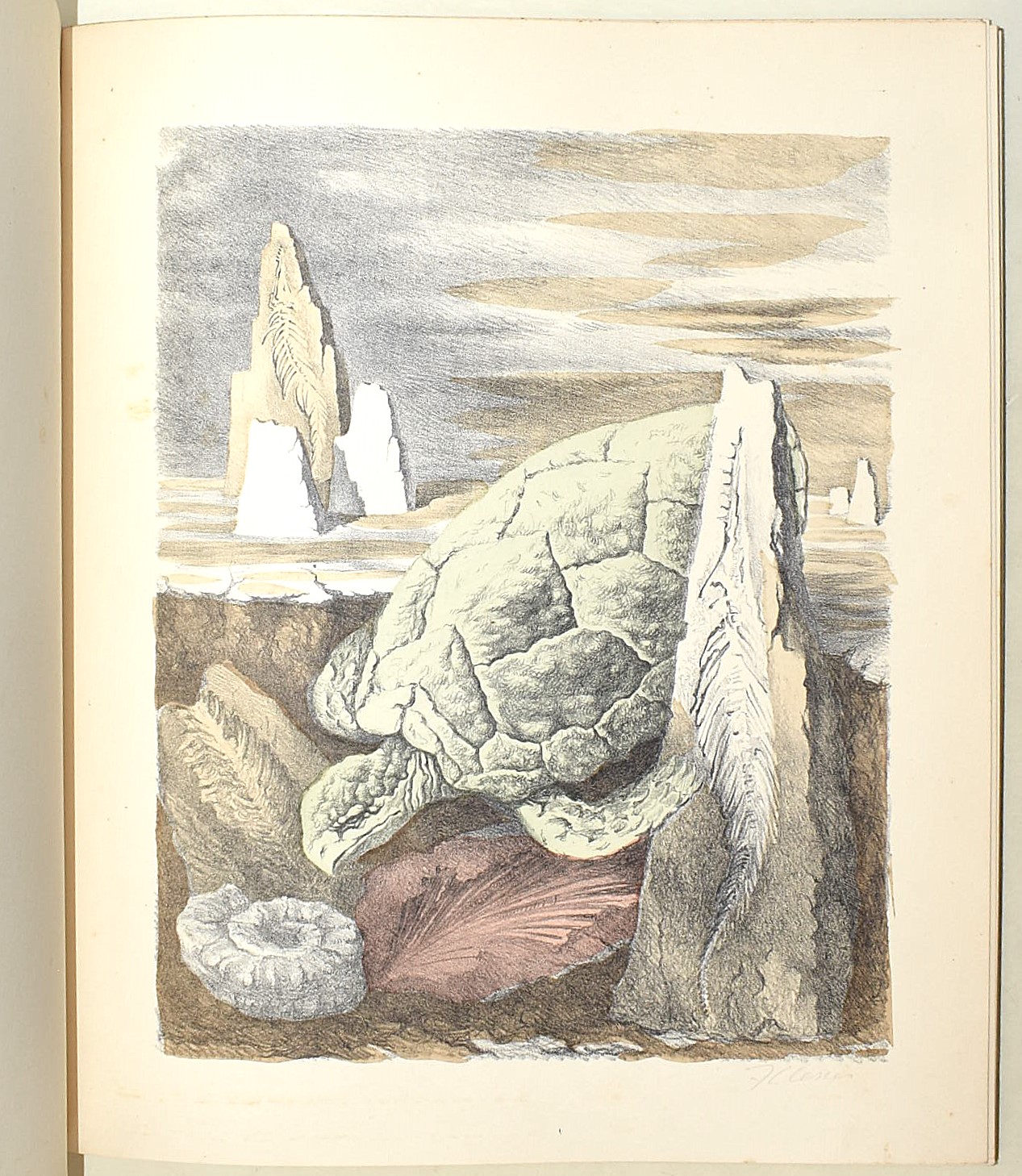 Leoncillo, Bestiario: Edizioni della Chimera, 1941 - 20 litografie firmate da Clerici con dedica ...