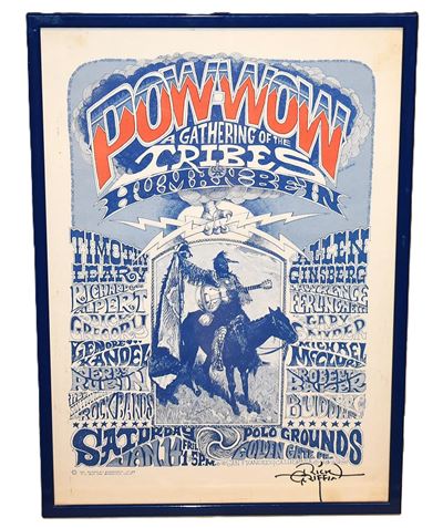 Rick Griffin, Pow-Wow: A Gathering of the Tribes for Human Be-In 1967, Poster firmato