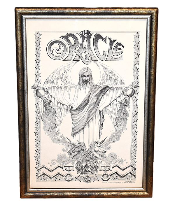 POSTER Rick GRIFFIN: THE ORACLE  - Distributed by Berkeley Bonaparte 1967