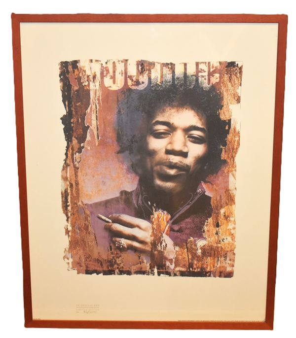 POSTER Gered Mankowitz / Wherefore Art: Jimi Hendrix 2000 Limited Ink Icon