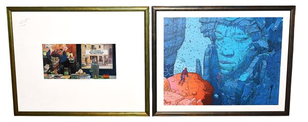 COPPIA POSTER JIMI HENDRIX MOEBIUS: "La legend de Jimi" City Lights Italia