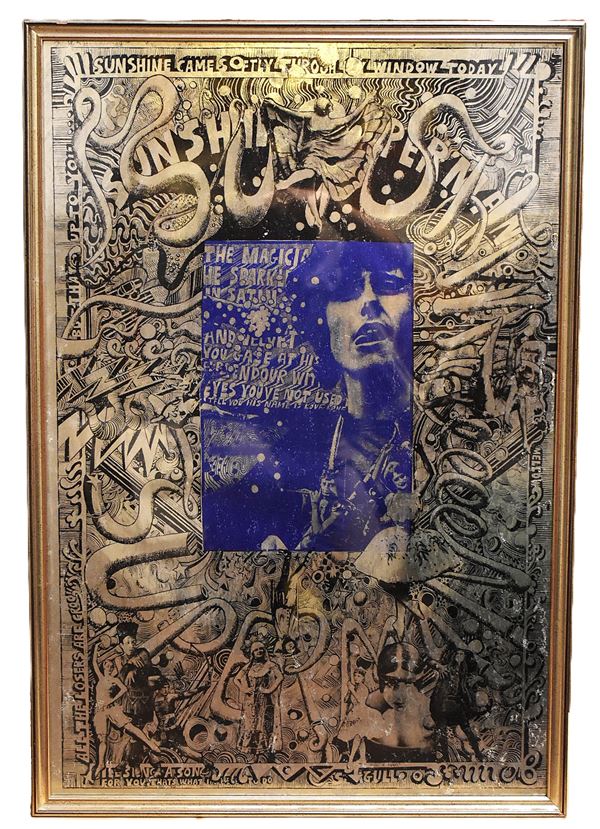 POSTER PSICHEDELICO Martin SHARP (1942–2013): Sunshine superman / Donovan - Sunshine Superman 1967 UK