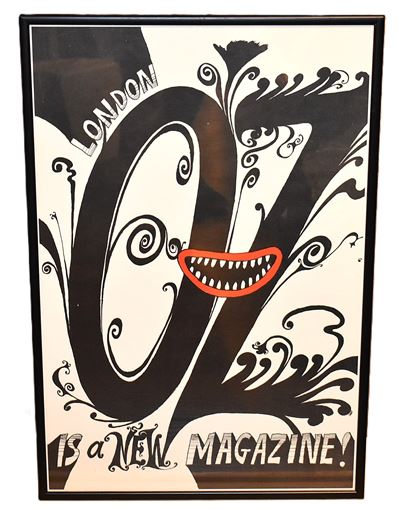 Martin Sharp, Poster per il lancio di OZ Magazine - Londra 1967