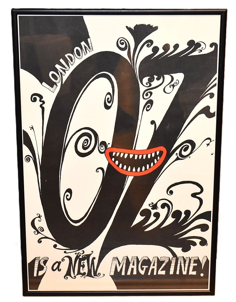Martin Sharp, Poster per il lancio di OZ Magazine - Londra 1967