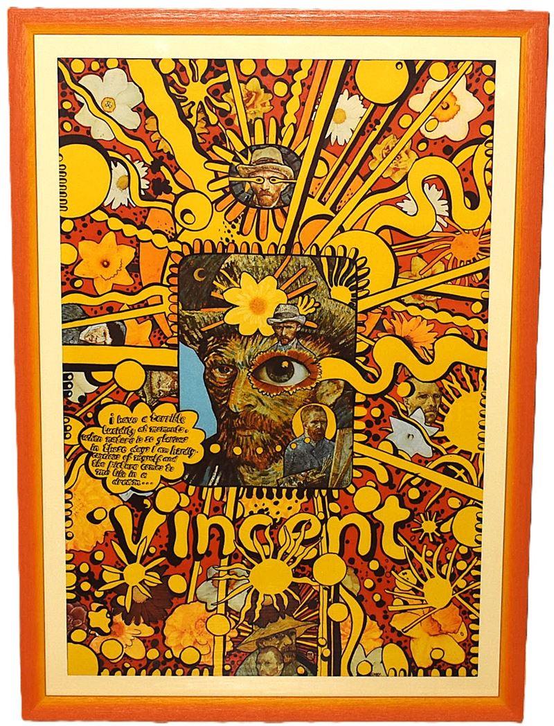 Martin Sharp, Poster psichedelico 'Vincent' (1968-1990)