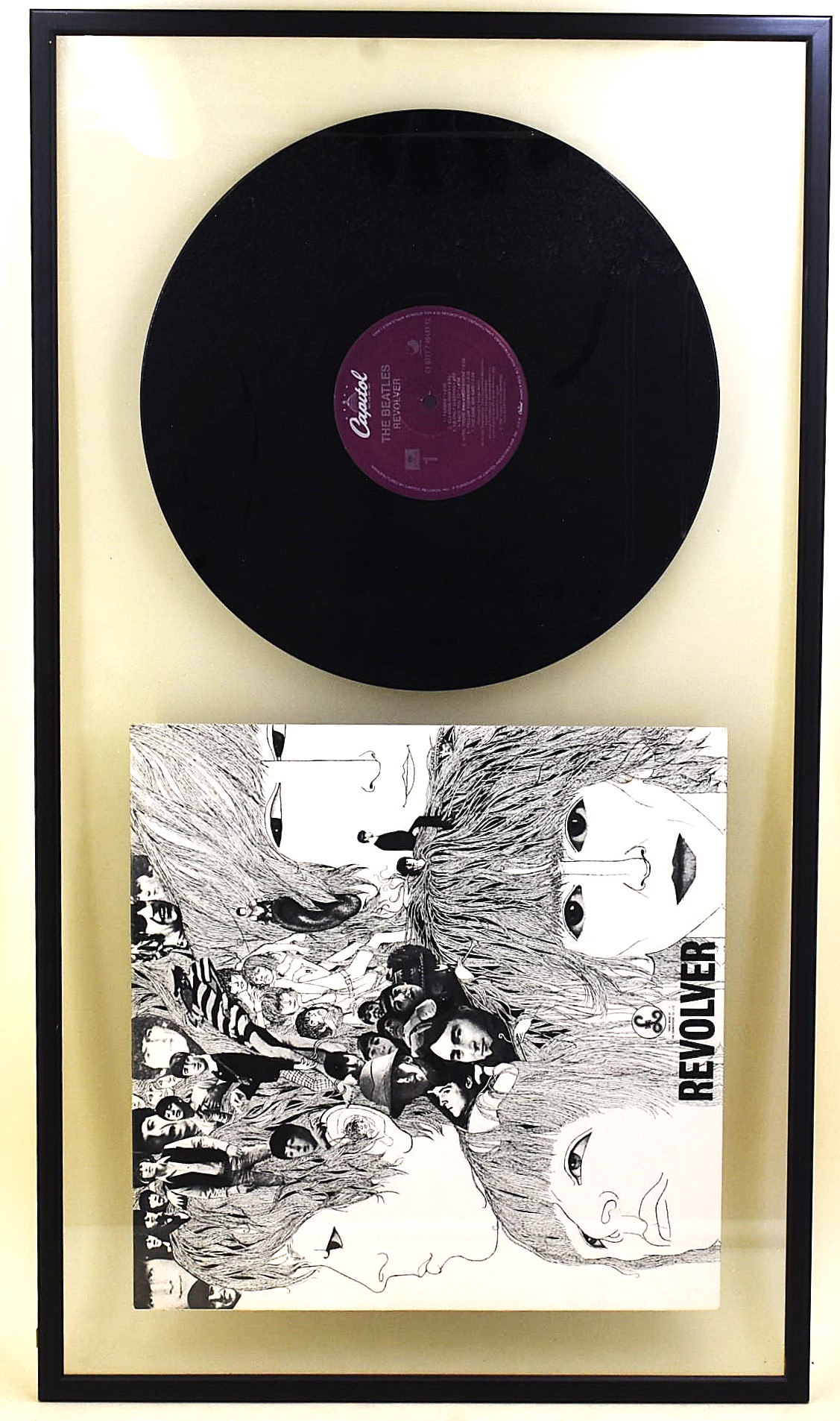 John Lennon, Revolver LP con Ritratto e Rivista Mojo 2000