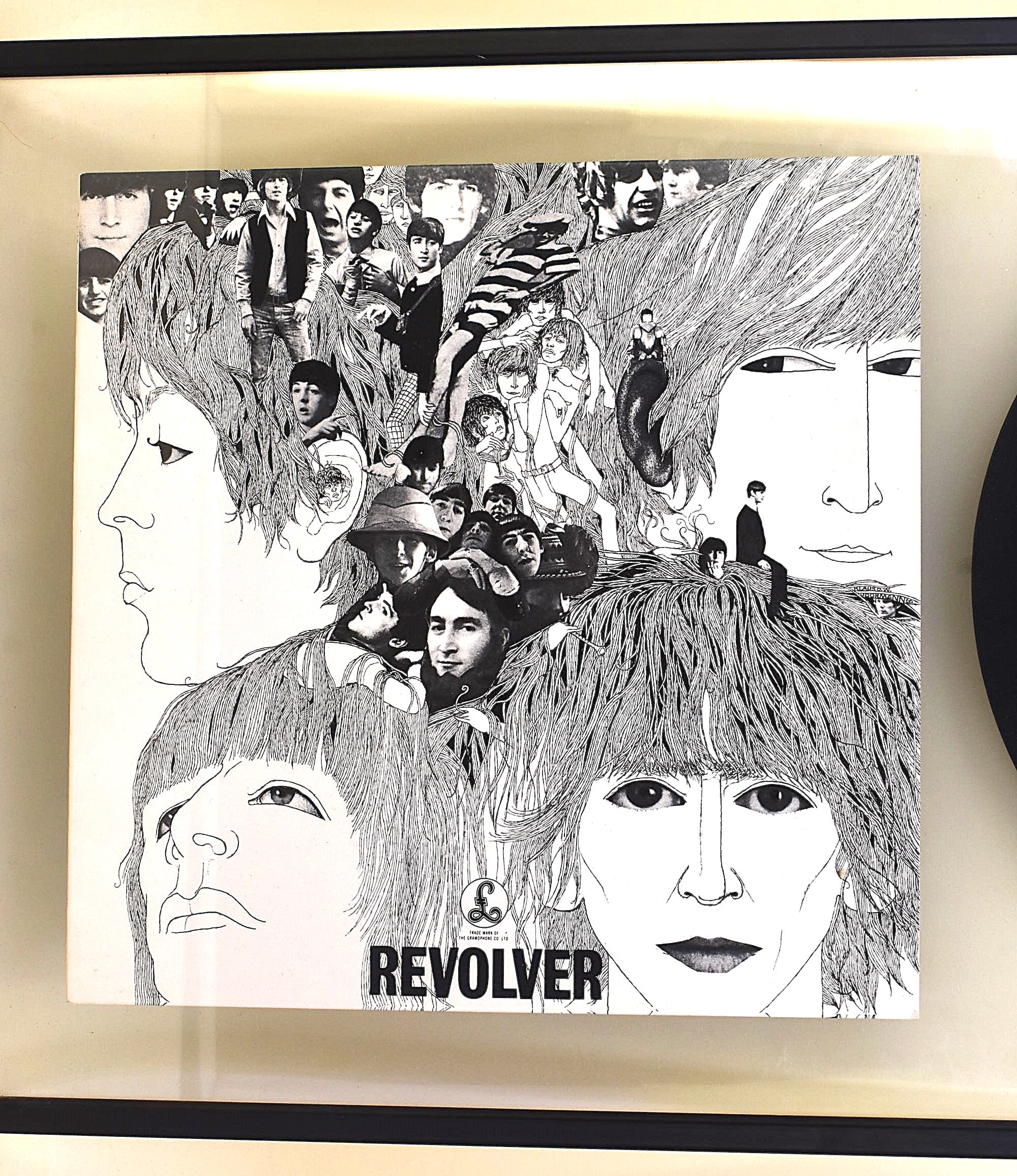 John Lennon, Revolver LP con Ritratto e Rivista Mojo 2000