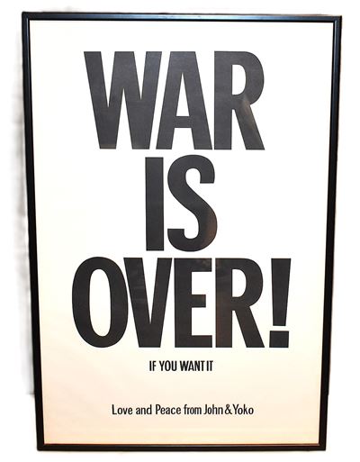 John Lennon & Yoko Ono, Poster 'War Is Over! If You Want' in edizione sconosciuta