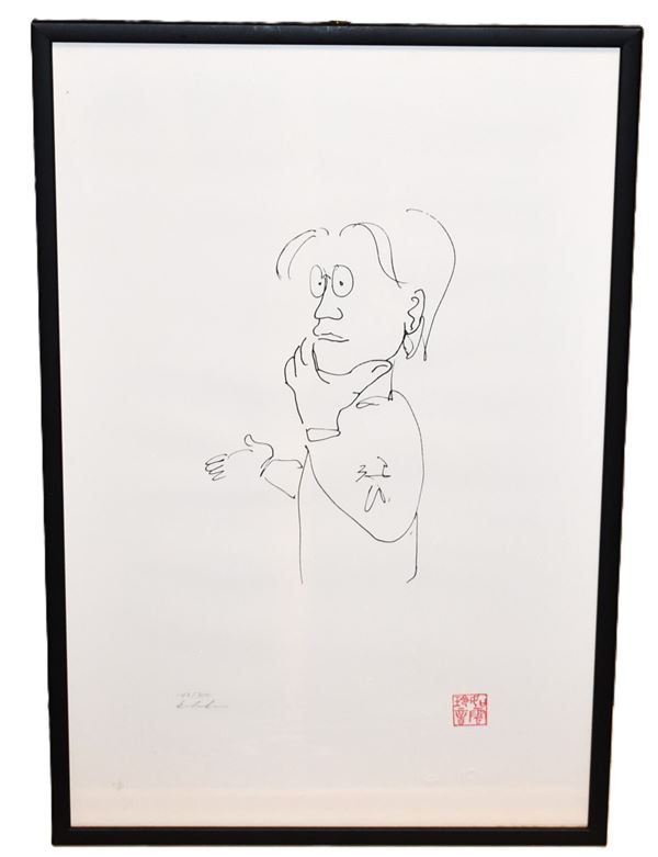 SERIGRAFIA FIRMATA John Lennon / Yoko ONO: Suddenly38 n. 142/300 (signed)