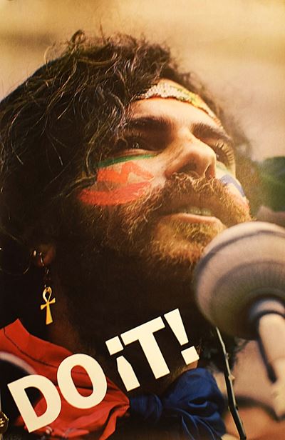 Rubin, DO IT! Poster originale vintage, 1970
