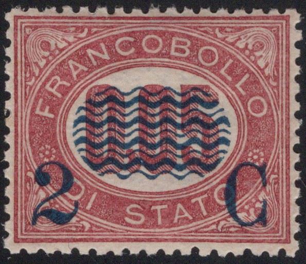 Regno - Sovrastampati n.30 ben centrato, nuovo con gomma integra.