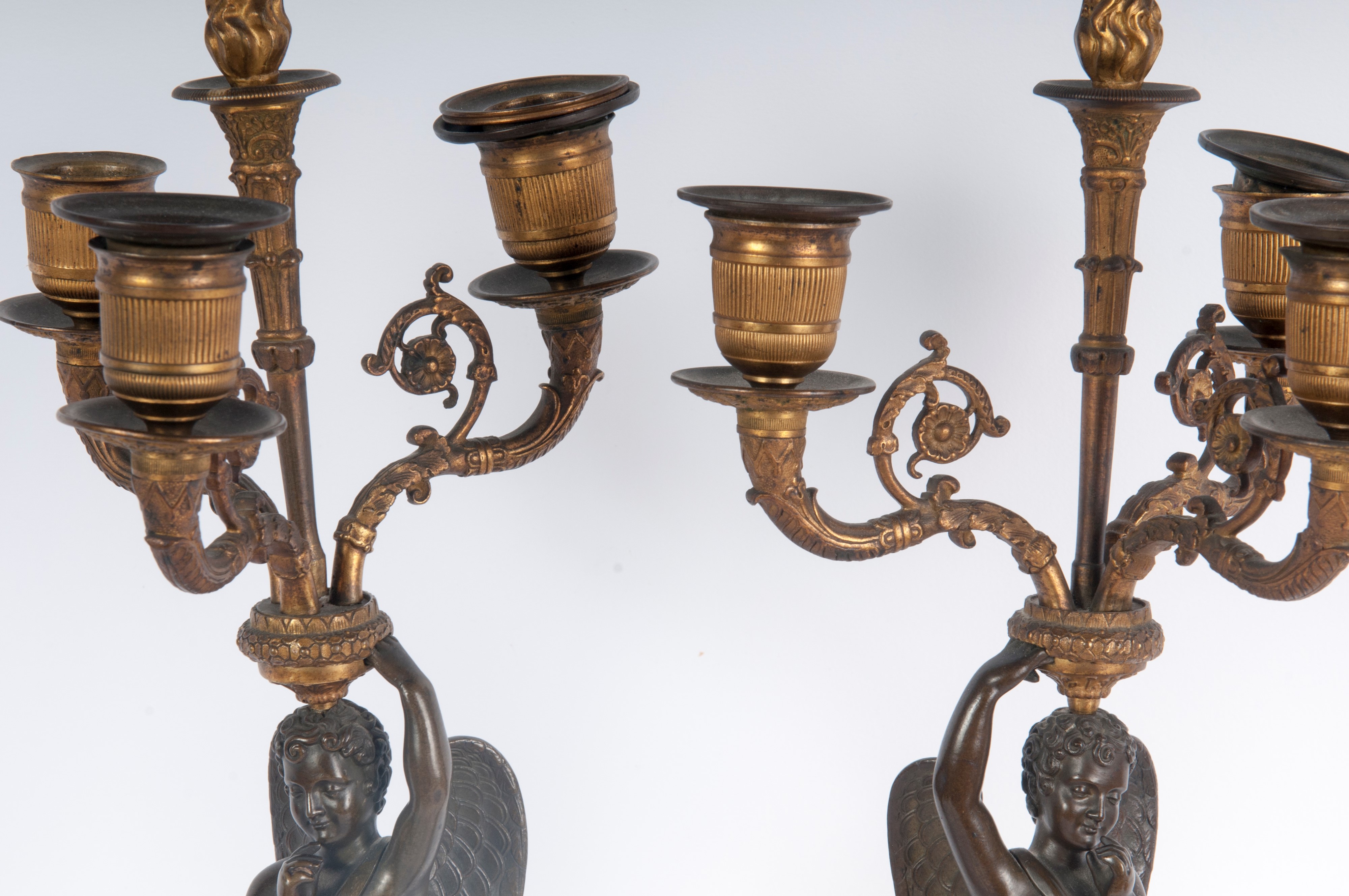 Coppia di candelabri