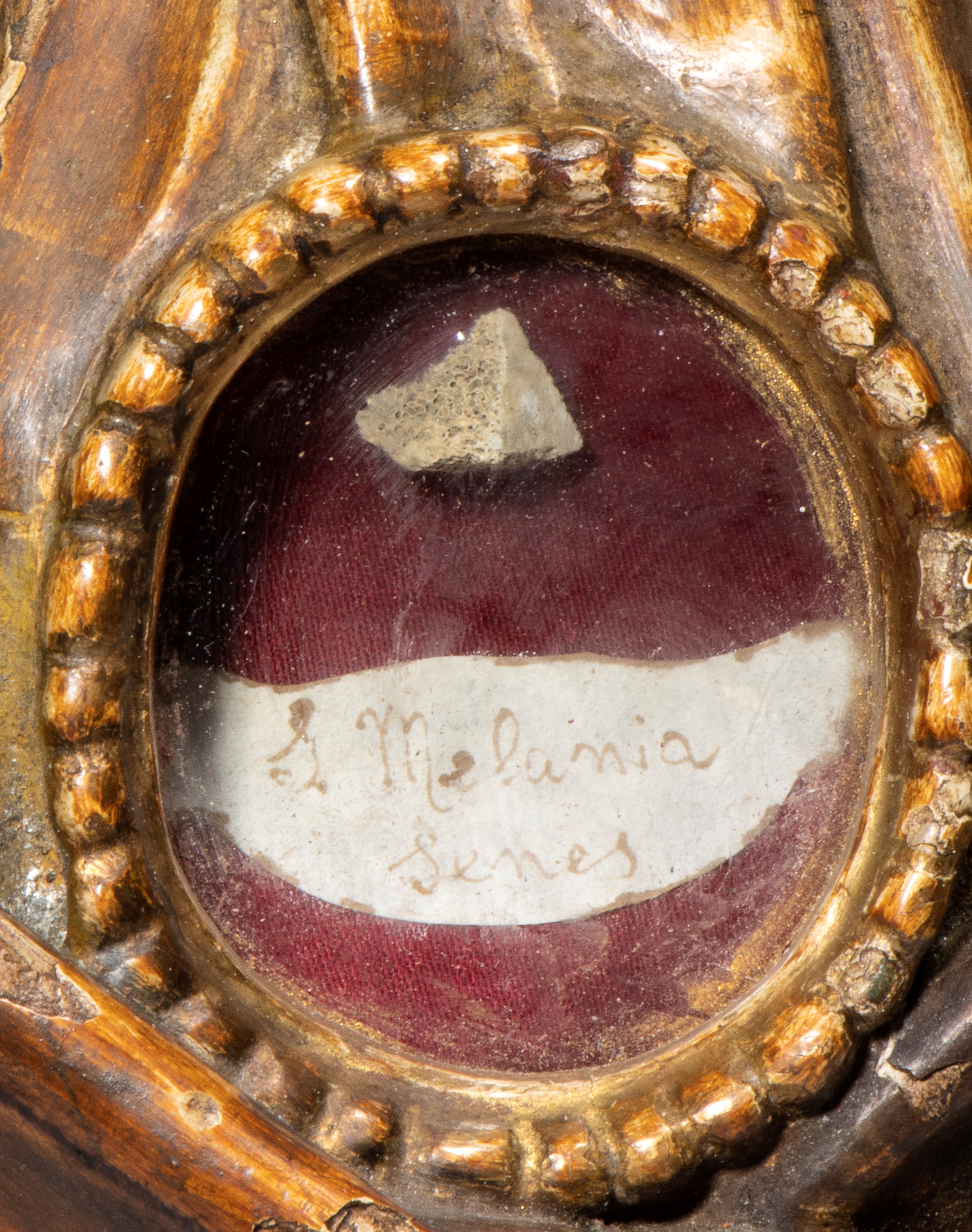 Busto reliquiario di Santa Melania