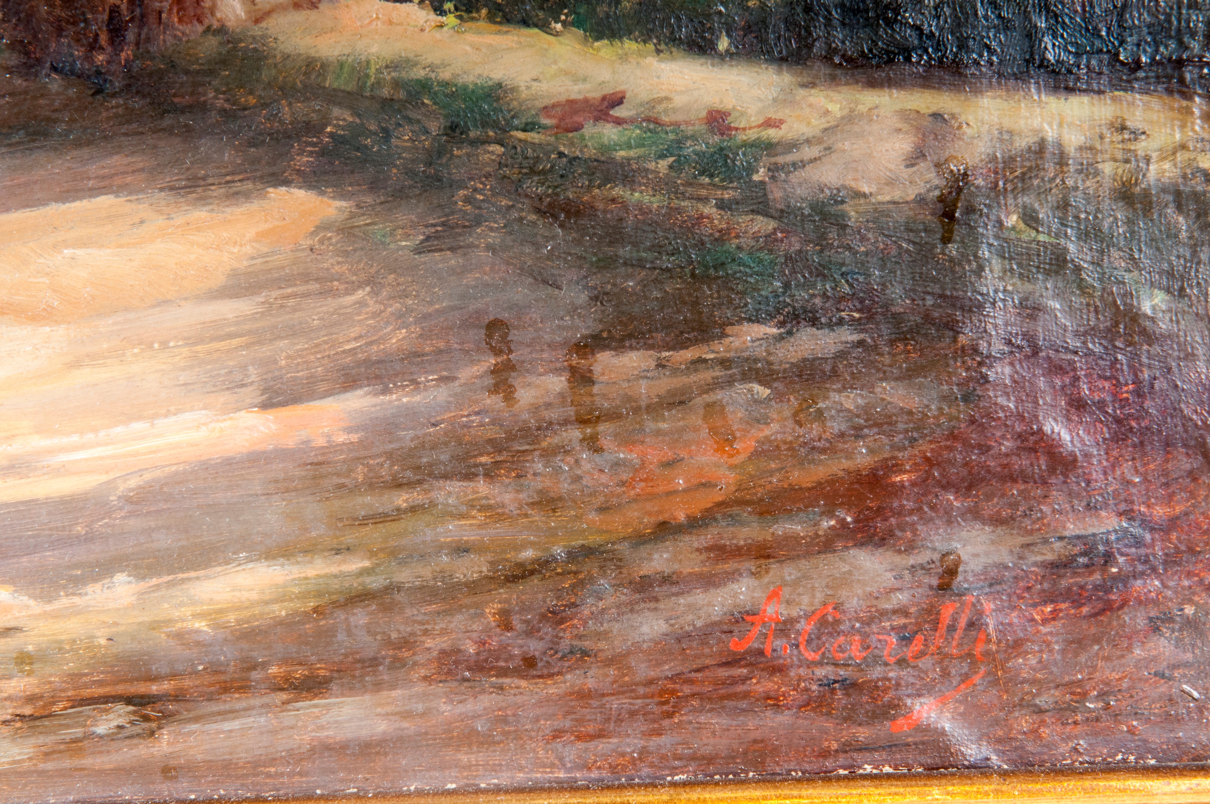 Paesaggio con contadini ed armenti