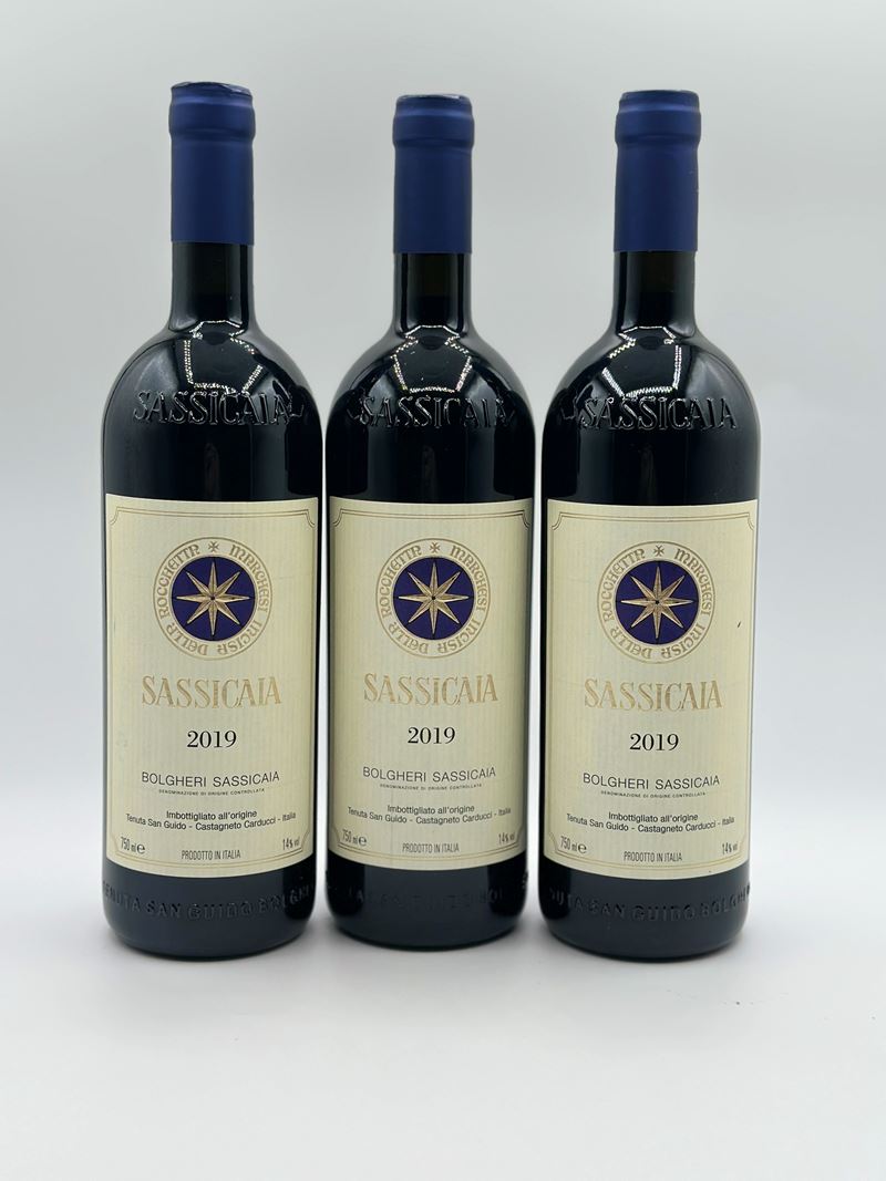 Sassicaia, Super Tuscan 2019 - 3 bottiglie