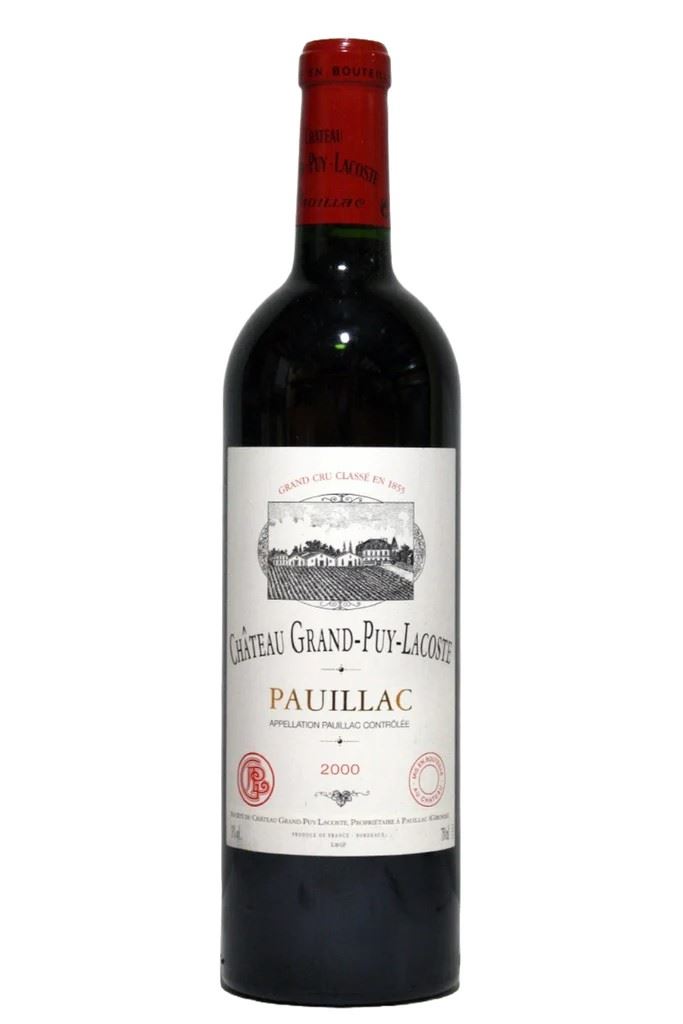 Château Grand-Puy-Lacoste, Pauillac 2000, confezione da 3 bottiglie