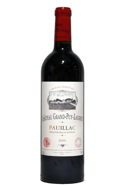 Château Grand-Puy-Lacoste, Bordeaux 2000 - Confezione originale per 3 bottiglie