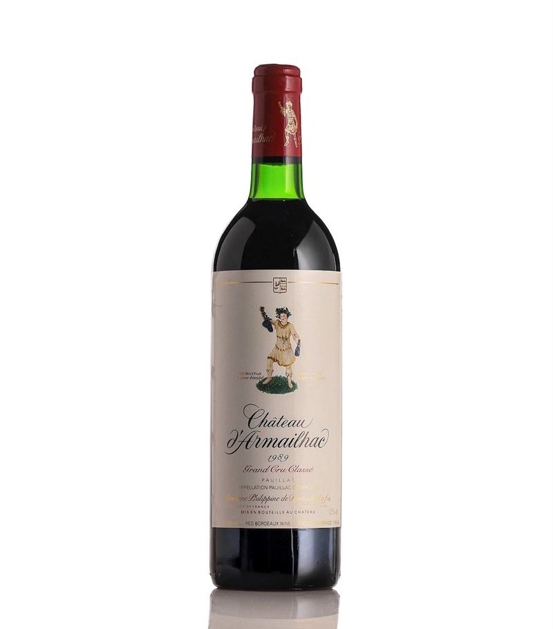 Château D'Armailhac Rothschild, 1989 - 3 bottiglie